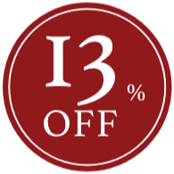 13% off